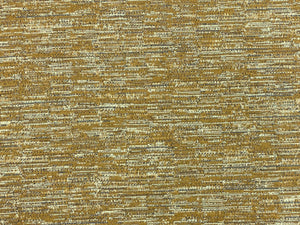 1 3/4 Yd Designer Taupe Beige Brown Mustard Abstract Upholstery Fabric