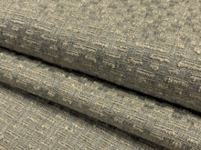 Load image into Gallery viewer, 1 1/3 Yd Designer Grey Woven Nubby MCM Mid Century Modern Upholstery Fabric