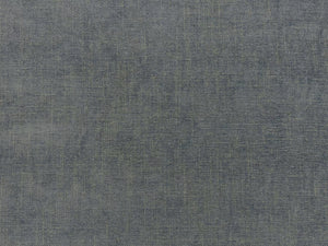 Designer MCM Mid Century Modern French Blue Chenille Upholstery Fabric