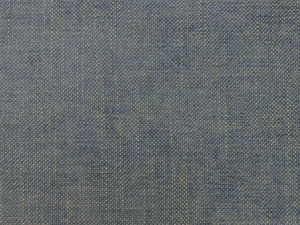 Designer MCM Mid Century Modern French Blue Chenille Upholstery Fabric