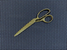 Load image into Gallery viewer, Designer Navy Blue Woven MCM Mid Century Modern Tweed Upholstery Fabric
