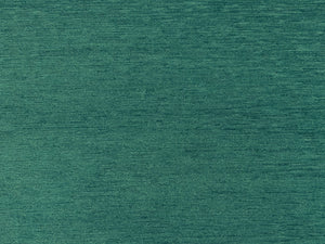 Designer Water & Stain Resistant Teal Textured MCM Mid Century Modern Chenille Upholstery Fabric