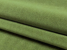 Load image into Gallery viewer, Designer Army Green Velvet Upholstery Drapery Fabric
