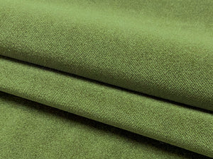 Designer Army Green Velvet Upholstery Drapery Fabric