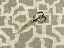 Load image into Gallery viewer, 3/4 Yd Designer Grey Abstract Geometric Upholstery Fabric