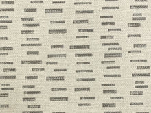 Load image into Gallery viewer, 3/4 Yd Designer Water &amp; Stain Resistant Beige Taupe Geometric Abstract Upholstery Fabric