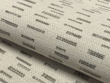 Load image into Gallery viewer, 3/4 Yd Designer Water &amp; Stain Resistant Beige Taupe Geometric Abstract Upholstery Fabric