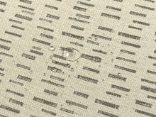 Load image into Gallery viewer, 3/4 Yd Designer Water &amp; Stain Resistant Beige Taupe Geometric Abstract Upholstery Fabric