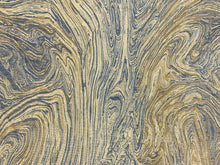 Load image into Gallery viewer, 1 1/3 Yd Designer Aqua Seafoam Beige Abstract Upholstery Drapery Fabric