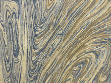 Load image into Gallery viewer, 1 1/3 Yd Designer Aqua Seafoam Beige Abstract Upholstery Drapery Fabric