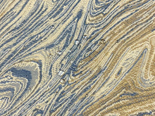 Load image into Gallery viewer, 1 1/3 Yd Designer Aqua Seafoam Beige Abstract Upholstery Drapery Fabric