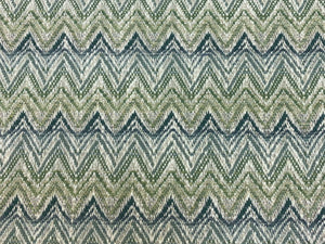 Lee Jofa Cambrose Weave Aloe Teal Blue Green Off White Herringbone Chevron Upholstery Fabric