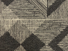 Load image into Gallery viewer, Designer Grey Cream Geometric Abstract Upholstery Fabric