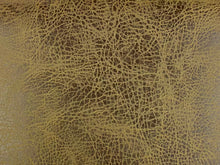 Load image into Gallery viewer, Designer Chocolate Brown Distressed Faux Leather Upholstery Vinyl