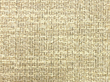 Load image into Gallery viewer, 1 3/4 Yd Designer Beige Cream Grey Textured Chenille Upholstery Fabric
