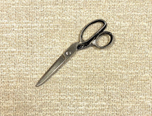 Load image into Gallery viewer, 1 3/4 Yd Designer Beige Cream Grey Textured Chenille Upholstery Fabric