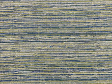 Load image into Gallery viewer, 3/4 Yd Designer Blue Green White Woven Abstract Upholstery Fabric
