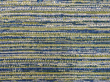 Load image into Gallery viewer, 3/4 Yd Designer Blue Green White Woven Abstract Upholstery Fabric