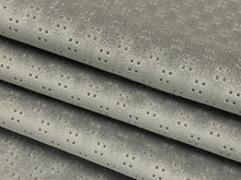 Load image into Gallery viewer, Grey Geometric Small Scale Velvet MCM Mid Century Modern Upholstery Fabric