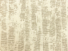 Load image into Gallery viewer, 1 1/3 Yd Designer Water &amp; Stain Resistant Beige Cream Abstract Upholstery Fabric