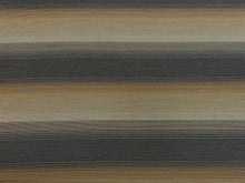 Load image into Gallery viewer, Designer Water &amp; Stain Resistant Indoor Outdoor Grey Taupe Stripe Upholstery Drapery Fabric