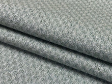 Load image into Gallery viewer, 1 1/3 Yd Designer Water &amp; Stain Resistant Seafoam Green Geometric Matelasse Upholstery Fabric