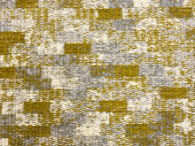 Load image into Gallery viewer, Designer Linen Viscose Green Grey Beige MCM Mid Century Modern Tweed Upholstery Fabric