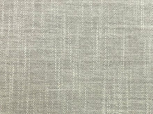 Load image into Gallery viewer, 1 1/3 Yd Designer Silver Grey Heavy Duty Belgian Linen Upholstery Fabric