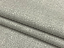 Load image into Gallery viewer, 1 1/3 Yd Designer Silver Grey Heavy Duty Belgian Linen Upholstery Fabric