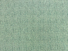 Load image into Gallery viewer, 1 1/3 Yd Crypton Teal Aqua Ivory MCM Mid Century Modern Tweed Upholstery Fabric
