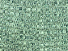 Load image into Gallery viewer, 1 1/3 Yd Crypton Teal Aqua Ivory MCM Mid Century Modern Tweed Upholstery Fabric
