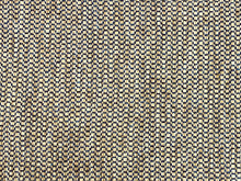 Load image into Gallery viewer, 1 3/4 Yd Designer Navy Blue Taupe Beige MCM Mid Century Modern Tweed Upholstery Fabric