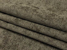 Load image into Gallery viewer, Designer Water &amp; Stain Resistant Grey Olive MCM Mid Century Modern Chenille Upholstery Fabric