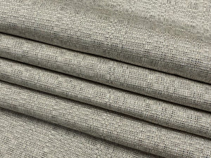 Designer Water & Stain Resistant Grey Black MCM Mid Century Modern Tweed Upholstery Drapery Fabric