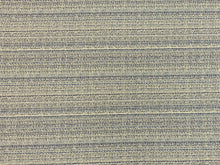 Load image into Gallery viewer, 1 1/2 Yd Designer Water &amp; Stain Resistant Navy Blue Cream MCM Mid Century Modern Tweed Upholstery Fabric