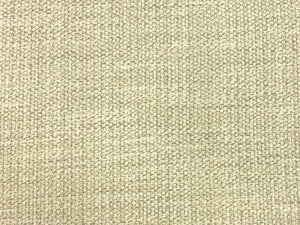 Designer Water & Stain Resistant Beige Cream MCM Mid Century Modern Linen Blend Upholstery Fabric