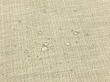 Load image into Gallery viewer, Designer Water &amp; Stain Resistant Beige Cream MCM Mid Century Modern Linen Blend Upholstery Fabric