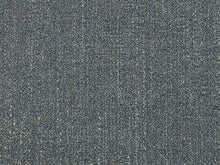 Load image into Gallery viewer, Designer Steel Blue Grey MCM Mid Century Modern Tweed Upholstery Fabric