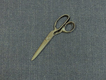 Load image into Gallery viewer, Designer Steel Blue Grey MCM Mid Century Modern Tweed Upholstery Fabric