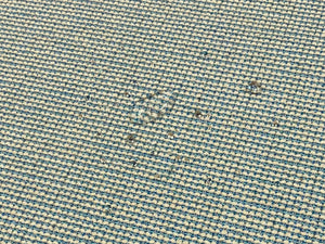 Sunbrella Hybrid Sky Aqua Blue Cream Tweed Upholstery Fabric WHS 3095