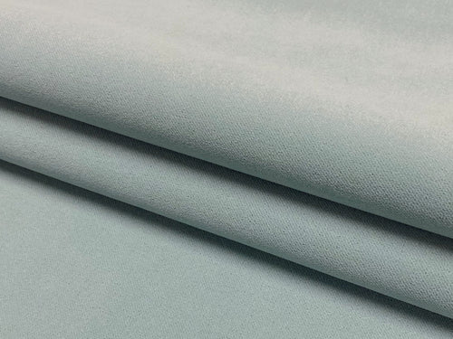 Designer Seafoam Aqua Performance Velvet Upholstery Fabric