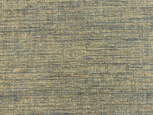 Load image into Gallery viewer, Designer Linen Viscose Navy French Blue Grey MCM Mid Century Modern Tweed Upholstery Fabric