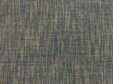 Load image into Gallery viewer, Designer Navy Blue Taupe White MCM Mid Century Modern Tweed Upholstery Fabric