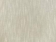 Load image into Gallery viewer, Designer Water &amp; Stain Resistant Beige Faux Linen MCM Mid Century Modern Tweed Upholstery Fabric