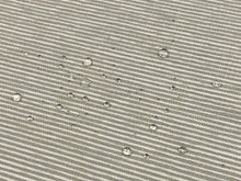 Load image into Gallery viewer, Designer Water &amp; Stain Resistant Cream Beige Stripe Chenille Upholstery Fabric