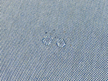 Load image into Gallery viewer, Designer Water &amp; Stain Resistant Cobalt Blue Beige MCM Mid Century Modern Tweed Upholstery Fabric
