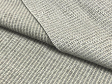 Load image into Gallery viewer, 1 1/2 Yd Designer Water &amp; Stain Resistant Grey Taupe Wool Blend MCM Mid Century Modern Chenille Upholstery Fabric