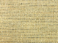 Load image into Gallery viewer, 1 3/4 Yd Designer Water &amp; Stain Resistant Cream Aqua Seafoam Green MCM Mid Century Modern Upholstery Fabric