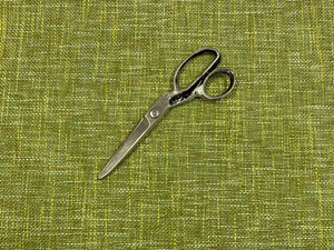 1 1/2 Yd Designer Lime Green Cream MCM Mid Century Modern Tweed Upholstery Fabric
