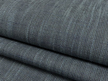 Load image into Gallery viewer, Designer Denim Blue MCM Mid Century Modern Tweed Upholstery Drapery Fabric